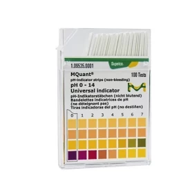 Merck 109535 pH Kağıdı pH 0 - 14   pH-İndikatör Şeriti Evrensel İndikatör McolorpHast™ 100 Adet/Kutu