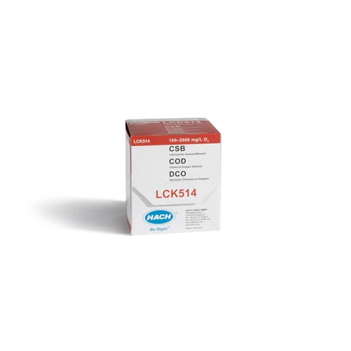 LCK514 KOİ küvet testi, 100-2000 mg/L O₂